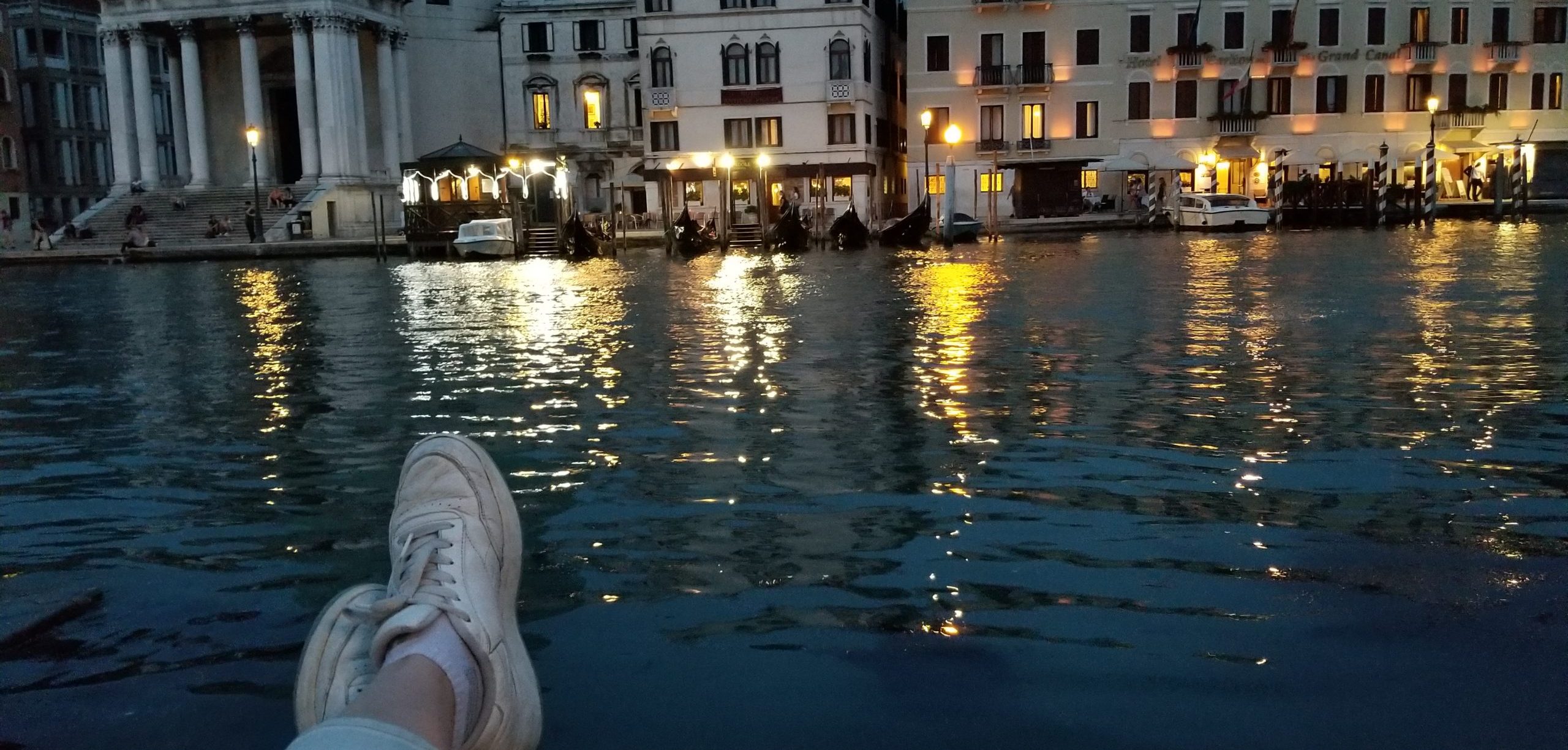Hanging by the canals in Venice